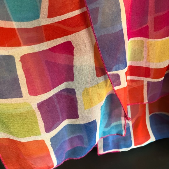 isabela d. Multi-Colored blocks skirt - Picture 3 of 5